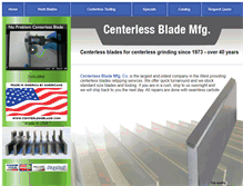 Tablet Screenshot of centerlessblade.com